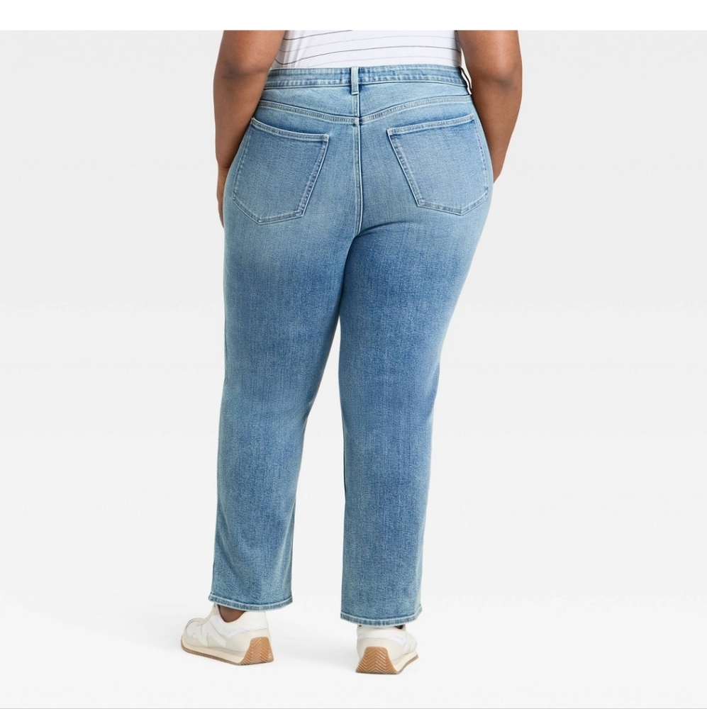 Universal Thread High Rise Straight Women's Jeans - Picture 6 of 8